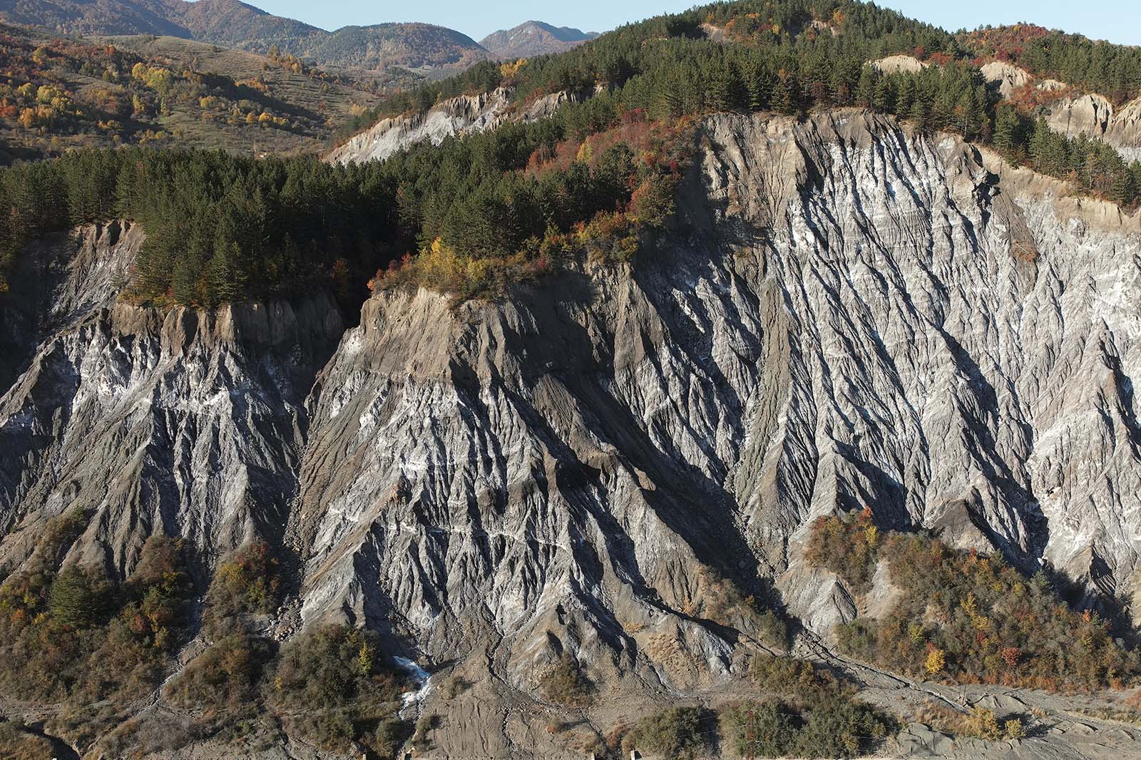 The Mânzălești diapir — the largest rock-salt outcrop in Europe, with sub-horizontal, isoclinally folded salt.